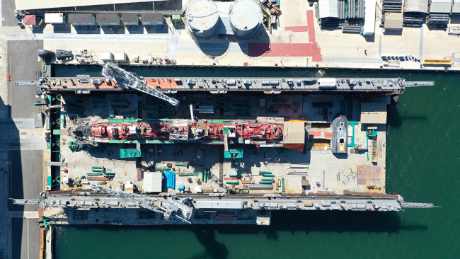 Yapımı süren milli denizaltılar Türk donanmasının gücüne güç katacak. Foto: AA